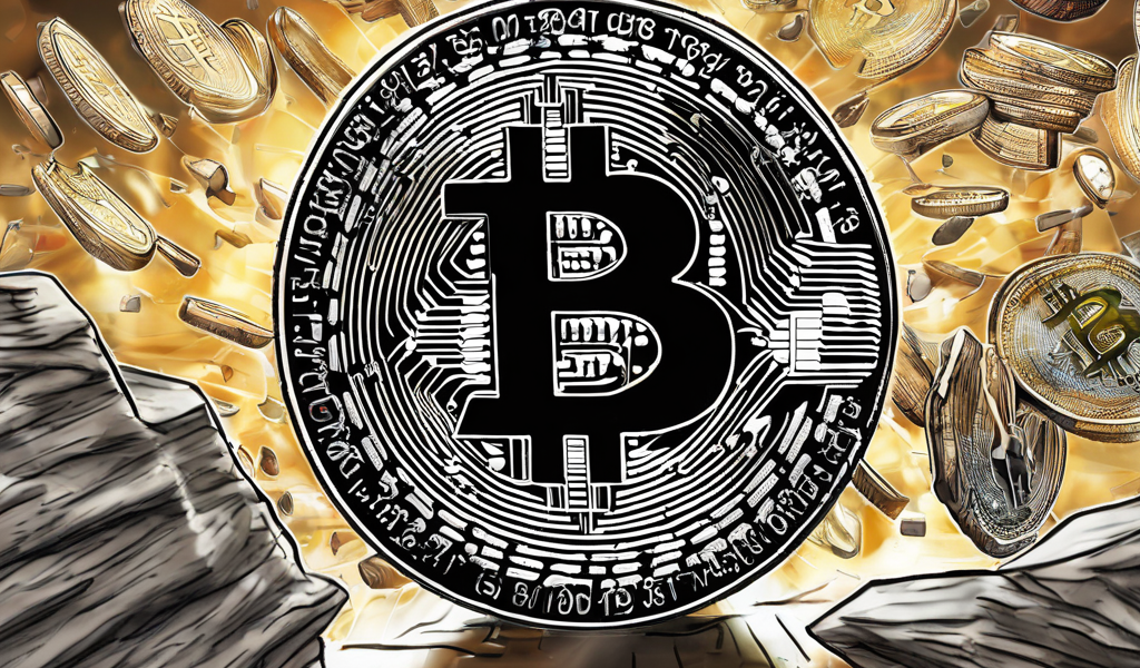 Bitcoin price drop chart
