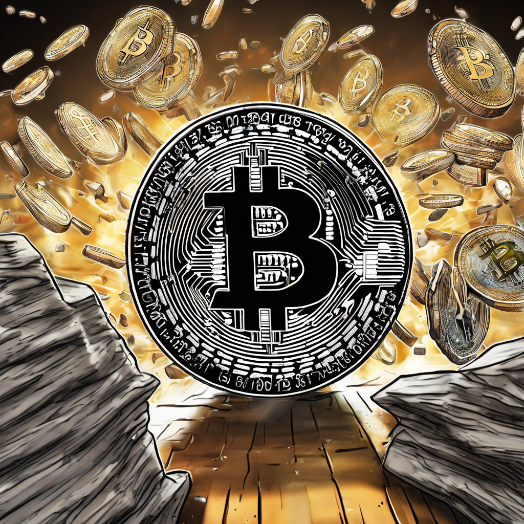Bitcoin price drop chart